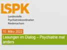 Lesungen im Dialog - Lesung am 10. März